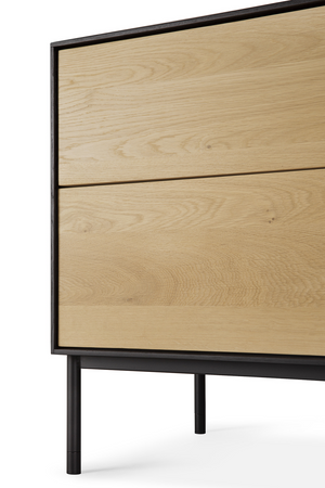 Varnished Oak Media Unit  | Ethnicraft Blackbird