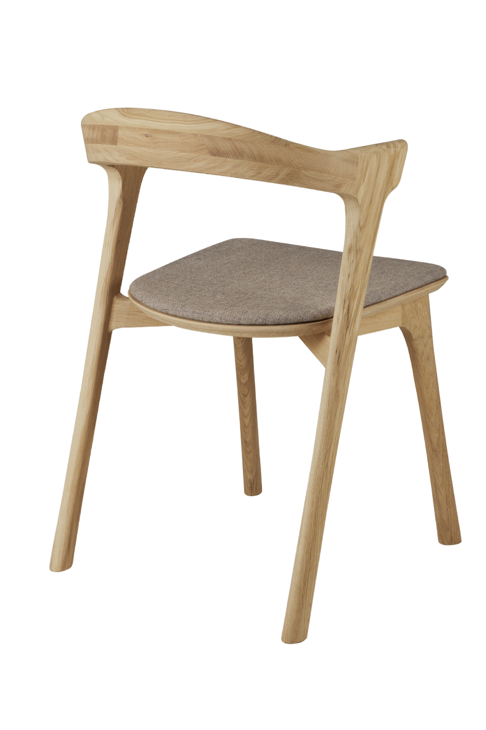 Cushioned Scandinavian Dining Chair | Ethnicraft Bok | Oroa.com