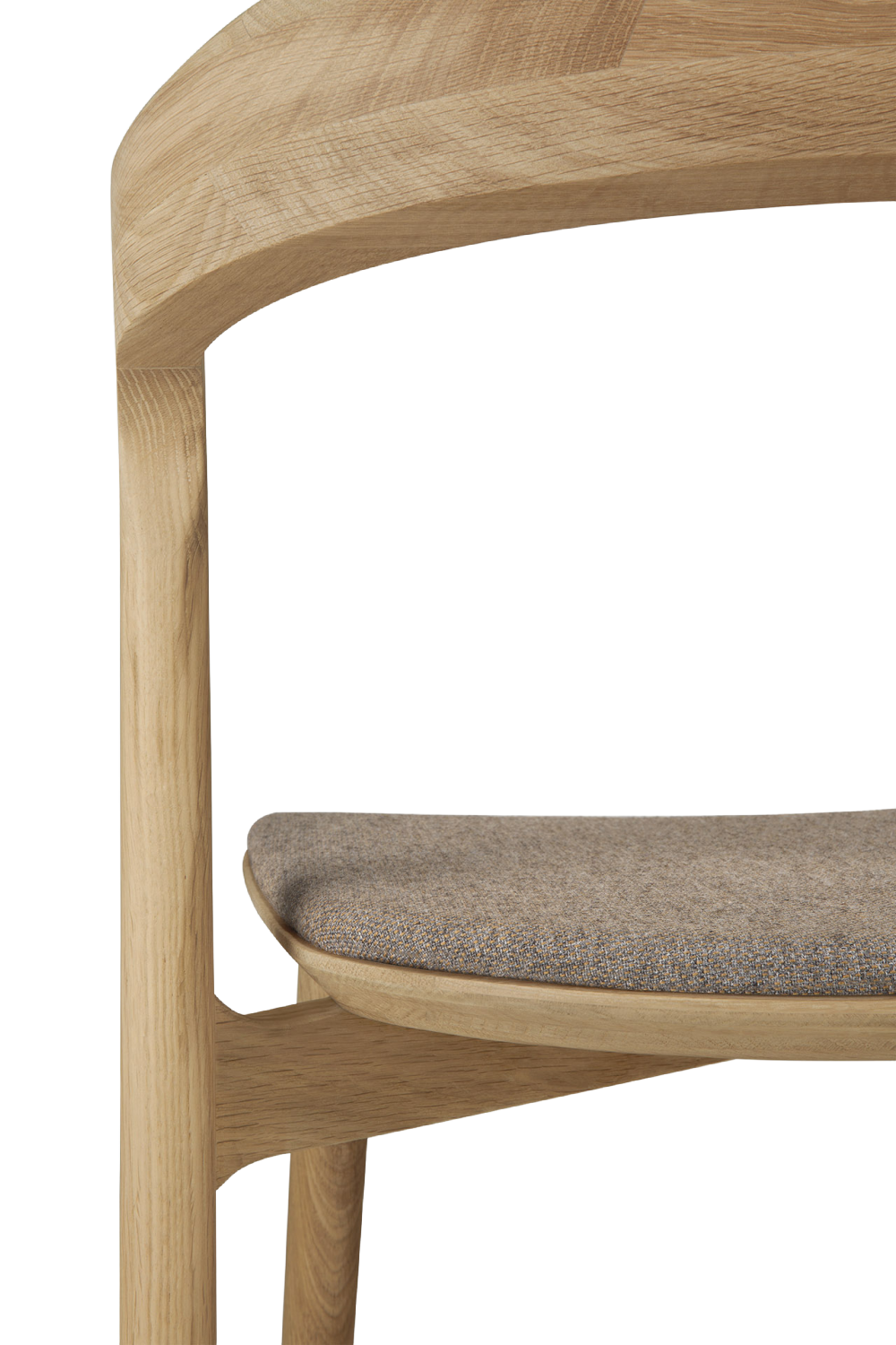 Cushioned Scandinavian Dining Chair | Ethnicraft Bok | Oroa.com