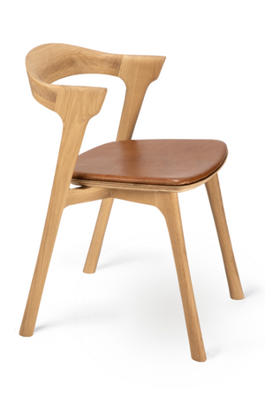 Cushioned Scandinavian Dining Chair | Ethnicraft Bok | Oroa.com