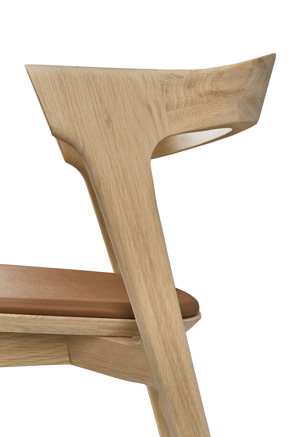 Cushioned Scandinavian Dining Chair | Ethnicraft Bok | Oroa.com