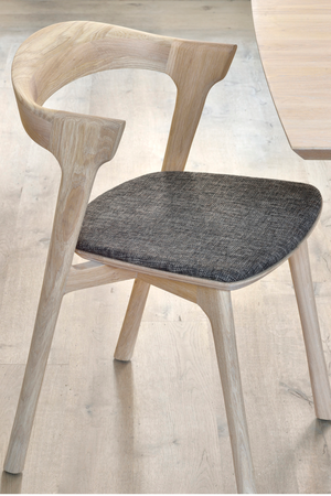 Cushioned Scandinavian Dining Chair | Ethnicraft Bok | Oroa.com
