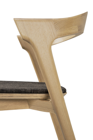 Cushioned Scandinavian Dining Chair | Ethnicraft Bok | Oroa.com