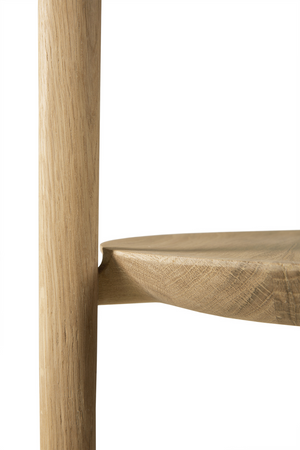Circular Tiered Oak Side Table | Ethnicraft Bok | Oroa.com