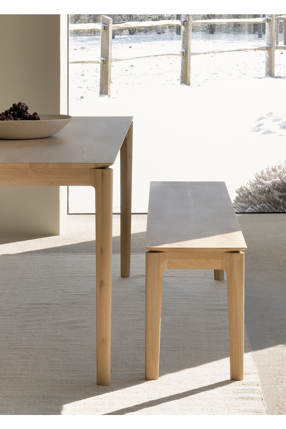 Oiled Oak Bench | Ethnicraft Bok