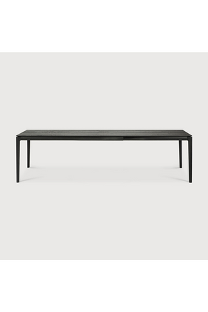 Extendable Black Oak Dining Table | Ethnicraft Bok | Oroa.com
