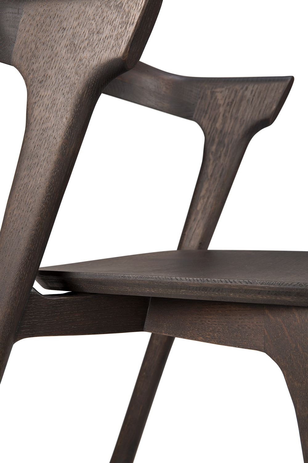 Varnished Oak Classic Dining Chair | Ethnicraft Bok | Oroa.com