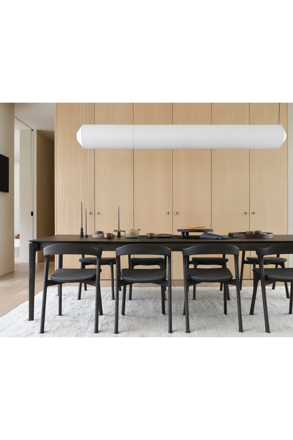 Minimalist Extendable Dining Table | Ethnicraft Bok | Oroa.com