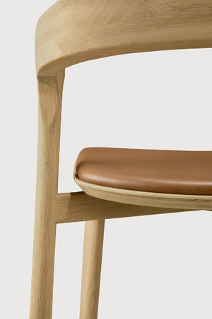 Curved Oak Bar Stool | Ethnicraft Bok | Oroa.com