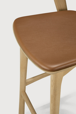 Curved Oak Counter Stool | Ethnicraft Bok | Oroa.com