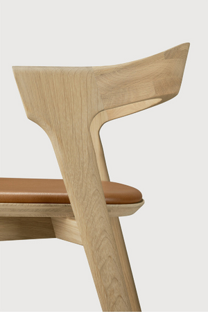 Curved Oak Counter Stool | Ethnicraft Bok | Oroa.com