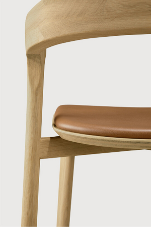 Curved Oak Counter Stool | Ethnicraft Bok | Oroa.com