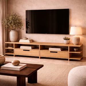   Varnished Teak TV Cupboard | Oroa.com