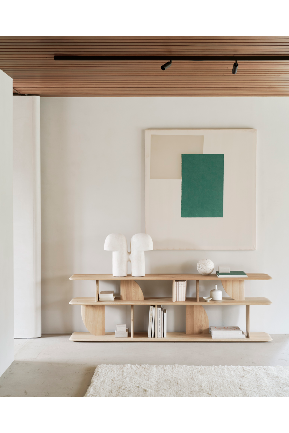 Oak Sofa Console | Ethnicraft Geometric | OROA.com