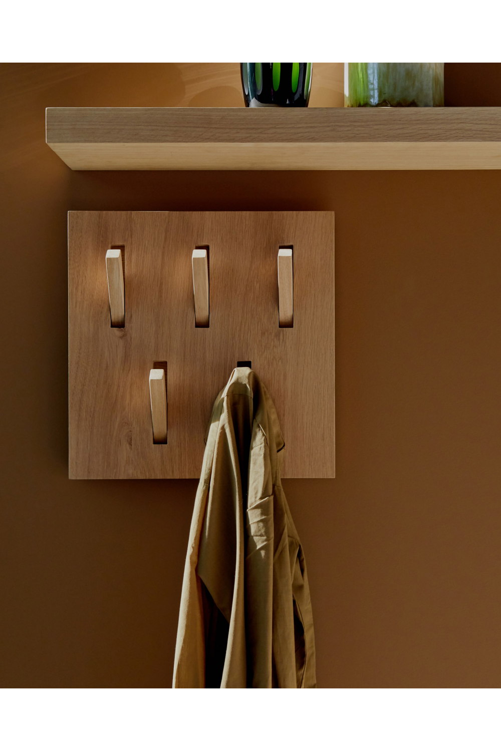 Solid Oak Wall Hanger | Ethnicraft Utilitile | Oroa.com