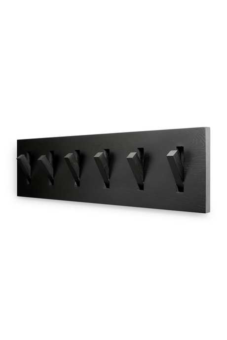 Black Solid Oak Wall Hanger | Ethnicraft Utilitile | Oroa.com