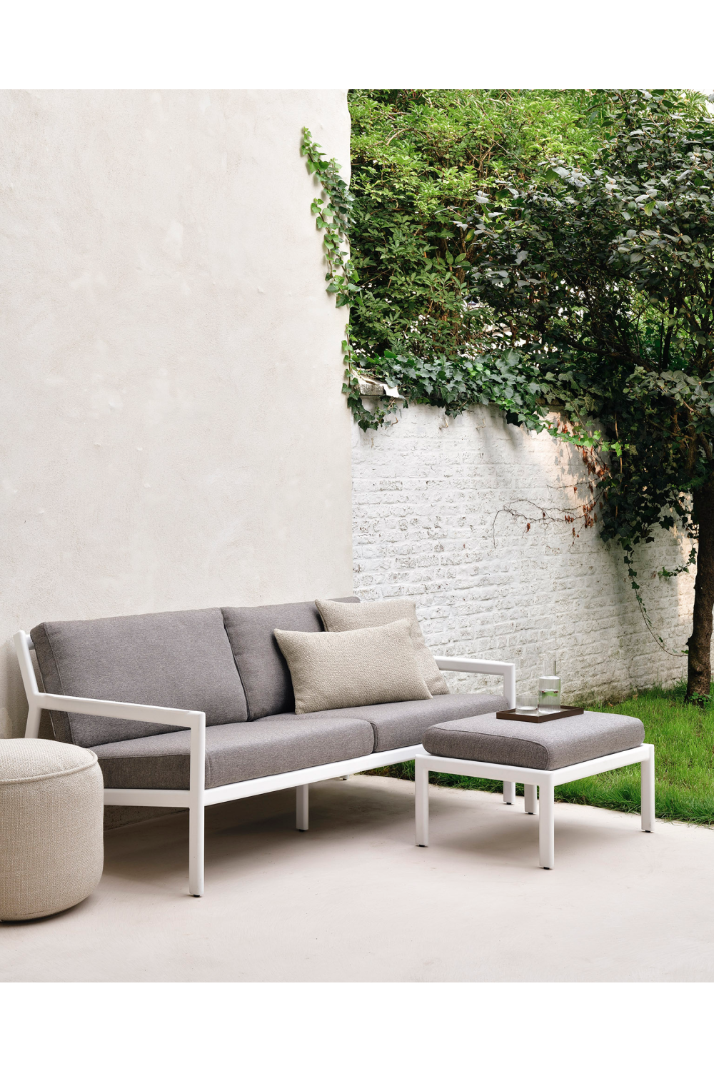 Modern Minimalist Outdoor Footstool | Ethnicraft Jack | Oroa.com