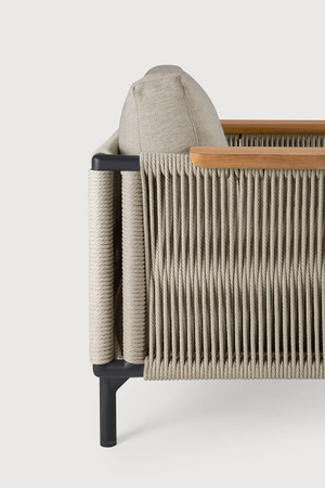 Woven Cord Outdoor Lounge Chair | Ethnicraft Corbey | Oroa.com