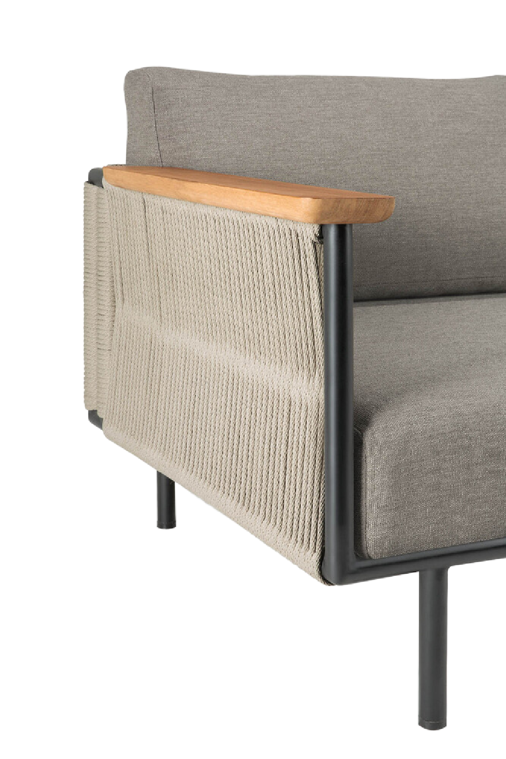 Woven Corn Arm Outdoor Sofa | Ethnicraft Corbey | Oroa.com