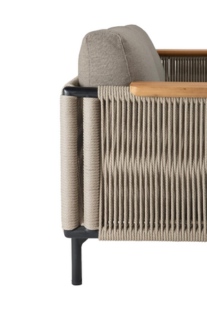 Woven Corn Arm Outdoor Sofa | Ethnicraft Corbey | Oroa.com