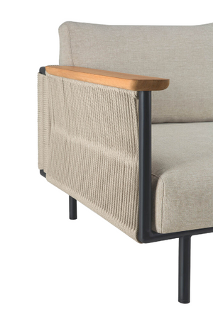 Woven Corn Arm Outdoor Sofa | Ethnicraft Corbey | Oroa.com