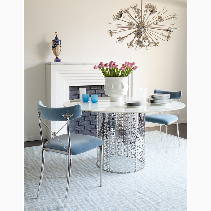 Cross Detail Dining Chair | Jonathan Adler Rider | Oroa.com