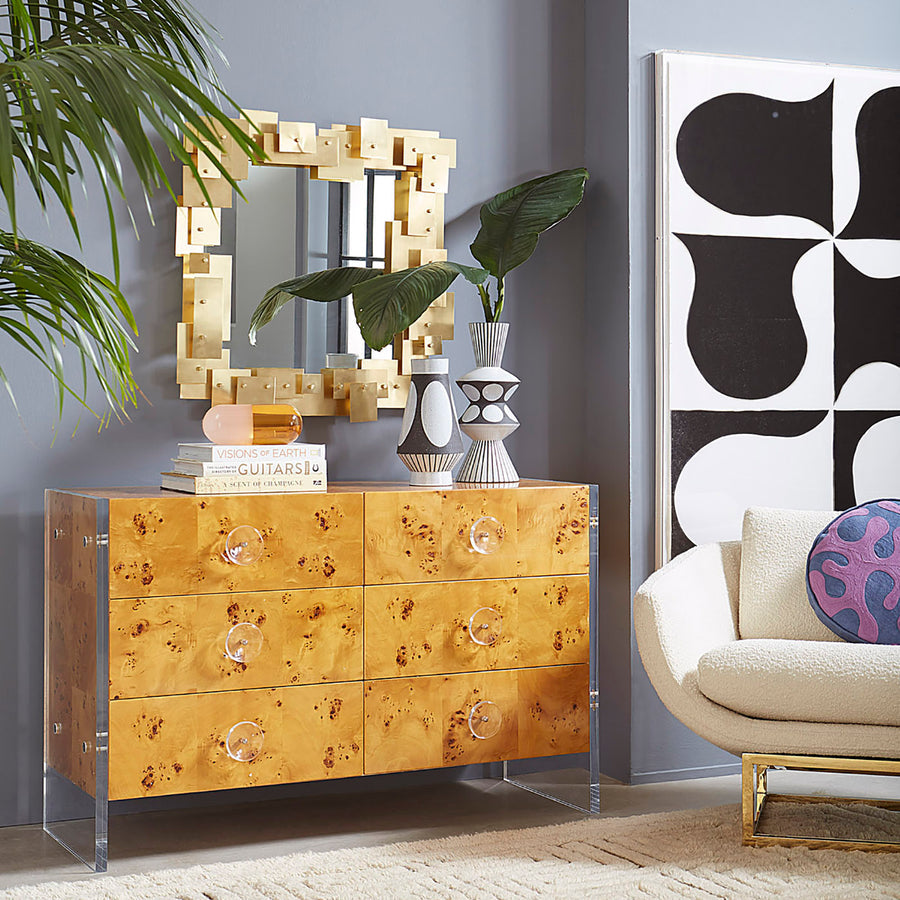 Mappa Wood 6-Drawer Dresser | Jonathan Adler Bond