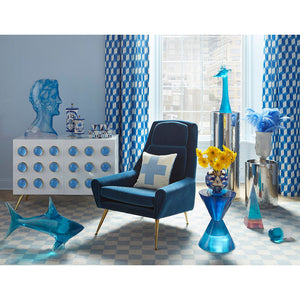 Blue Acrylic Decorative Object | Jonathan Adler Rabbit Shark | Oroa.com