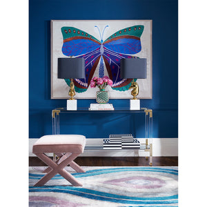 Clear Acrylic Framed Console | Jonathan Adler Jacques | Oroa.com