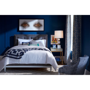 Antiqued Mirror 1-Drawer Side Table | Jonathan Adler Delphine | Oroa.com