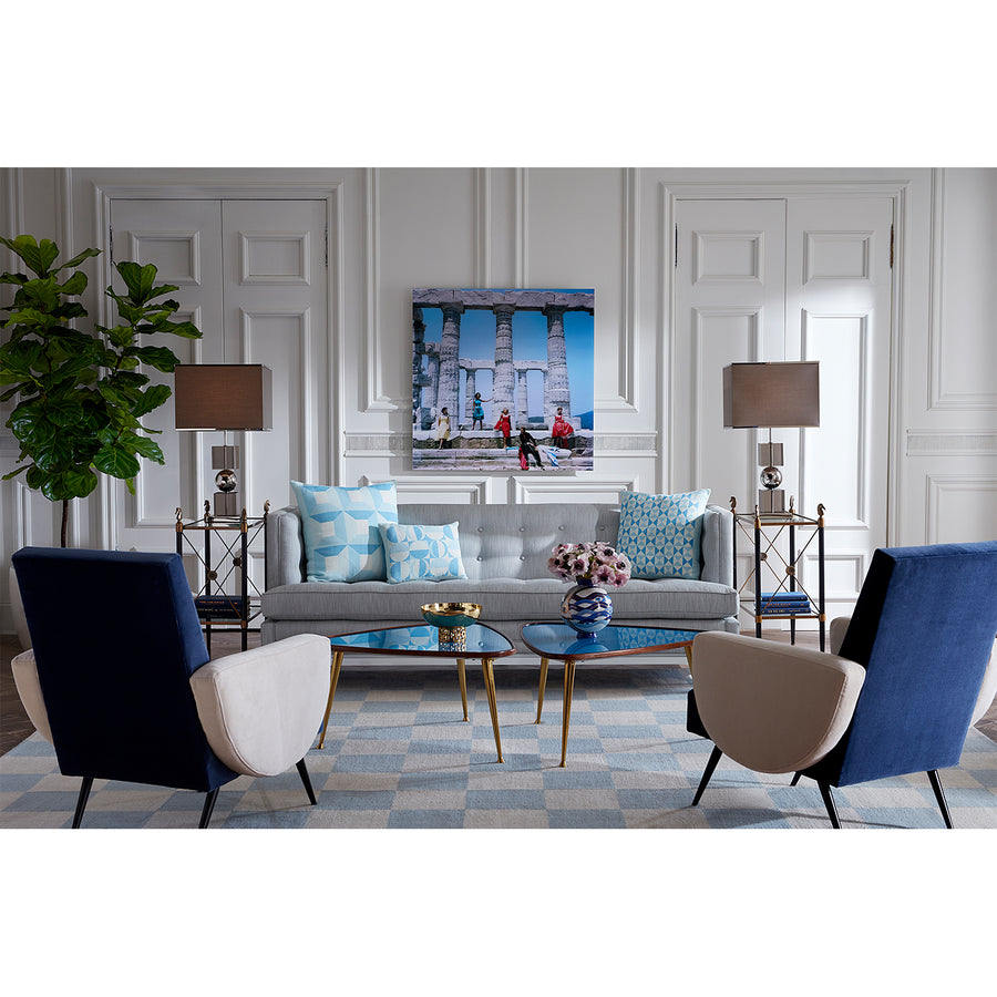 Checkered Flatweave Wool Rug | Jonathan Adler Checkerboard | Oroa.com