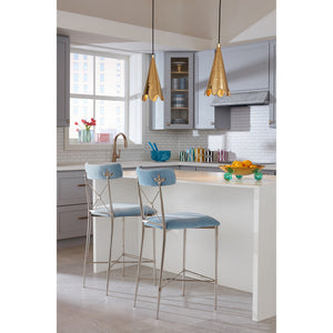 Velvet Counter Stool | Jonathan Adler Rider | Oroa.com