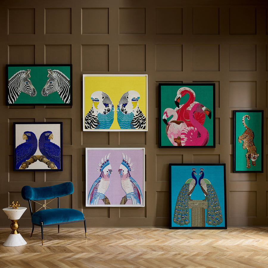 Blue Bird Beaded Art | Jonathan Adler Macaw | Oroa.com