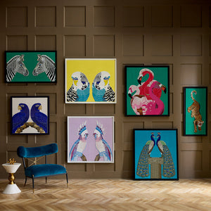 Blue Bird Beaded Art | Jonathan Adler Macaw | Oroa.com