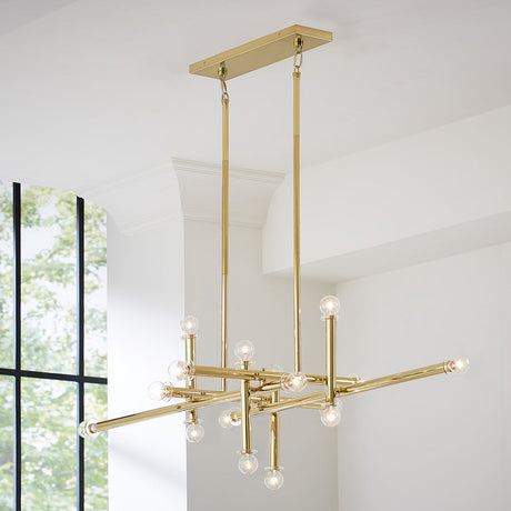 Lucite Accent Linear Chandelier | Jonathan Adler Milano | Oroa.com