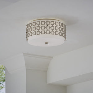 Laser-Cut Metal Framed Ceiling Lamp | Jonathan Adler Parker | Oroa.com