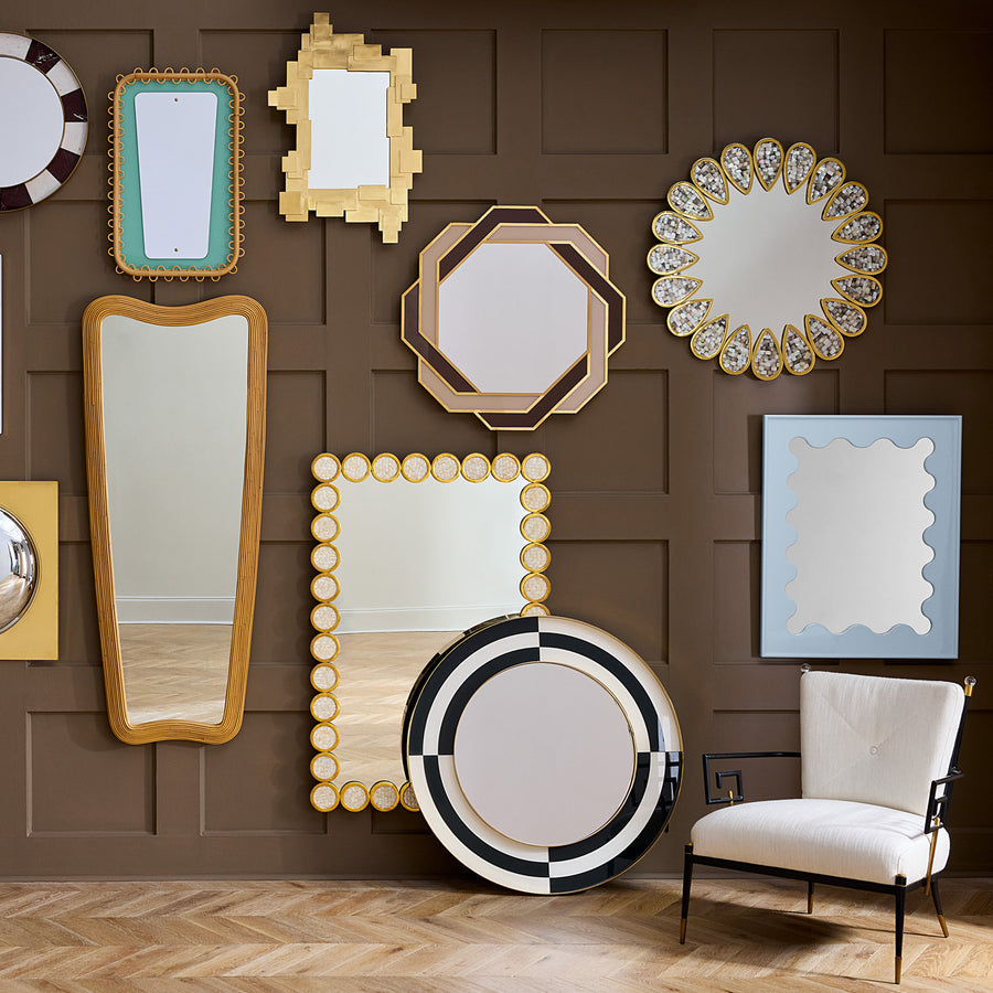Polished Brass Mirror | Jonathan Adler Chambeige | Oroa.com