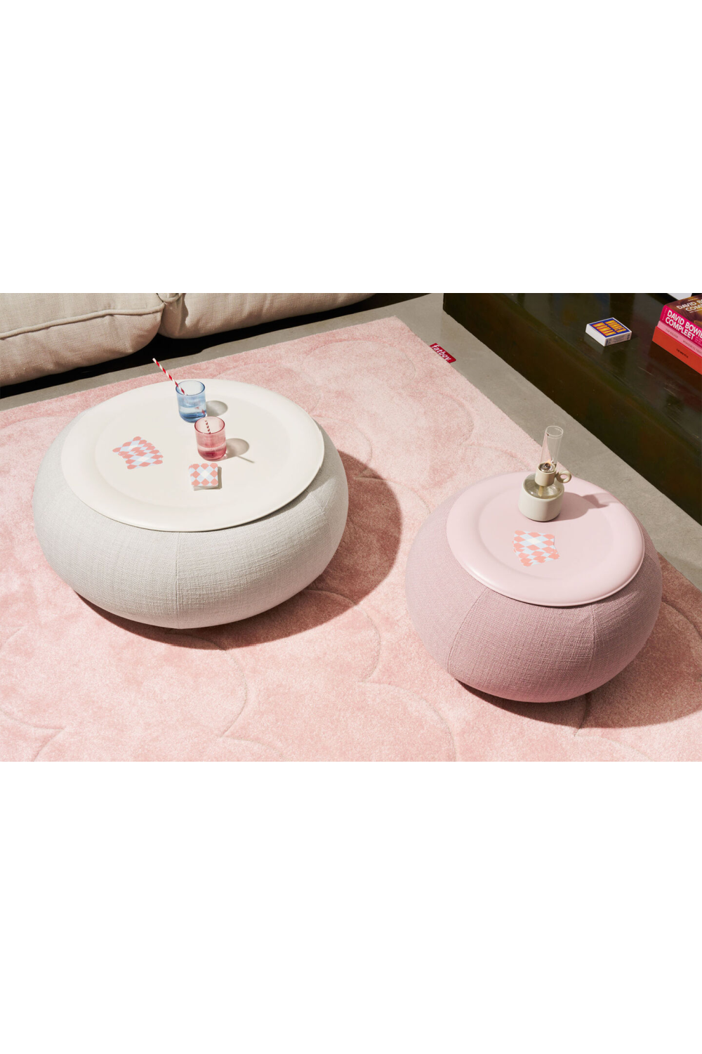 Round Pattern Carpet 10' x 7' | Fatboy Bubble | OROA.com