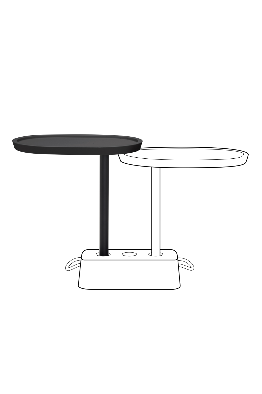 Outdoor Non-Slip Tabletop | Fatboy Brick's Buddy | OROA.com