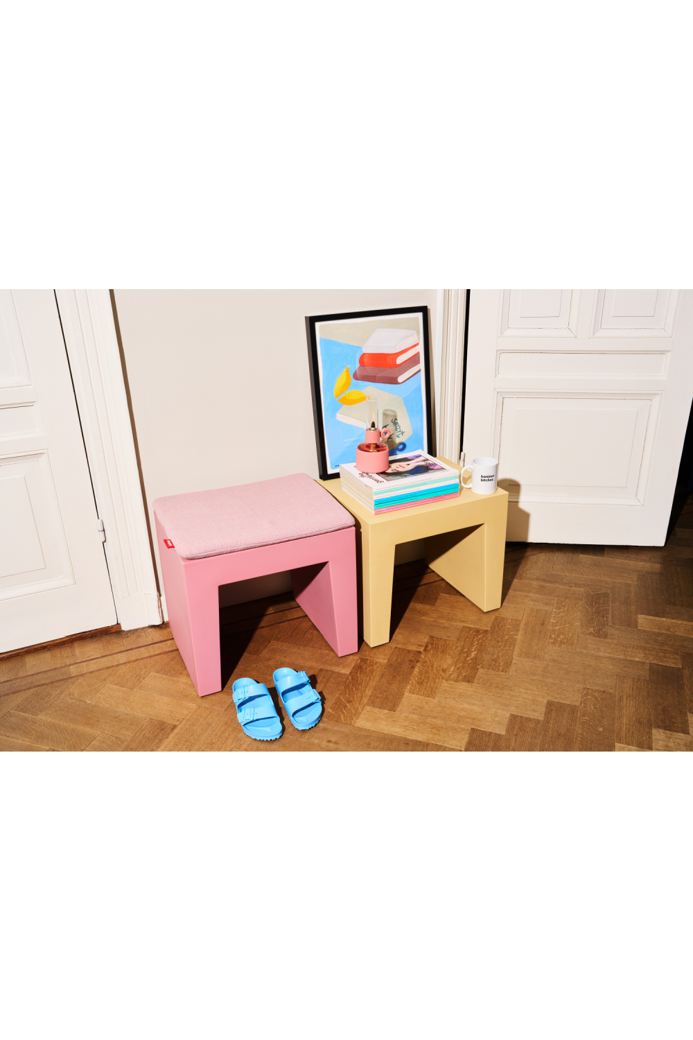 Minimalist Outdoor Stool | Fatboy Concrete | OROA.com