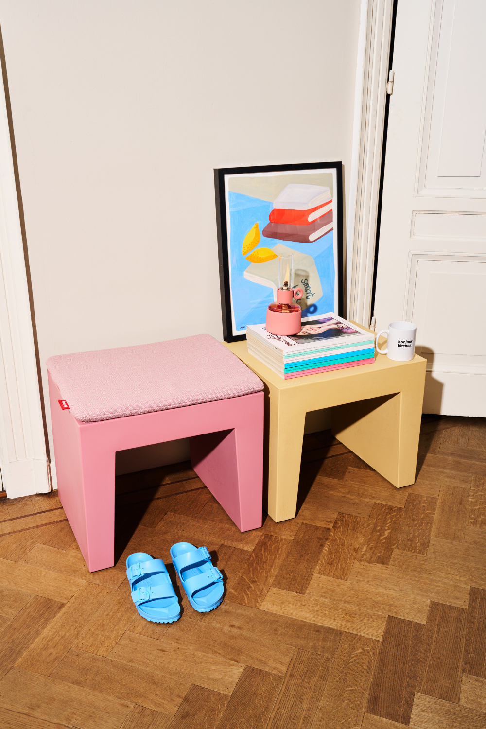 Minimalist Outdoor Stool | Fatboy Concrete | OROA.com