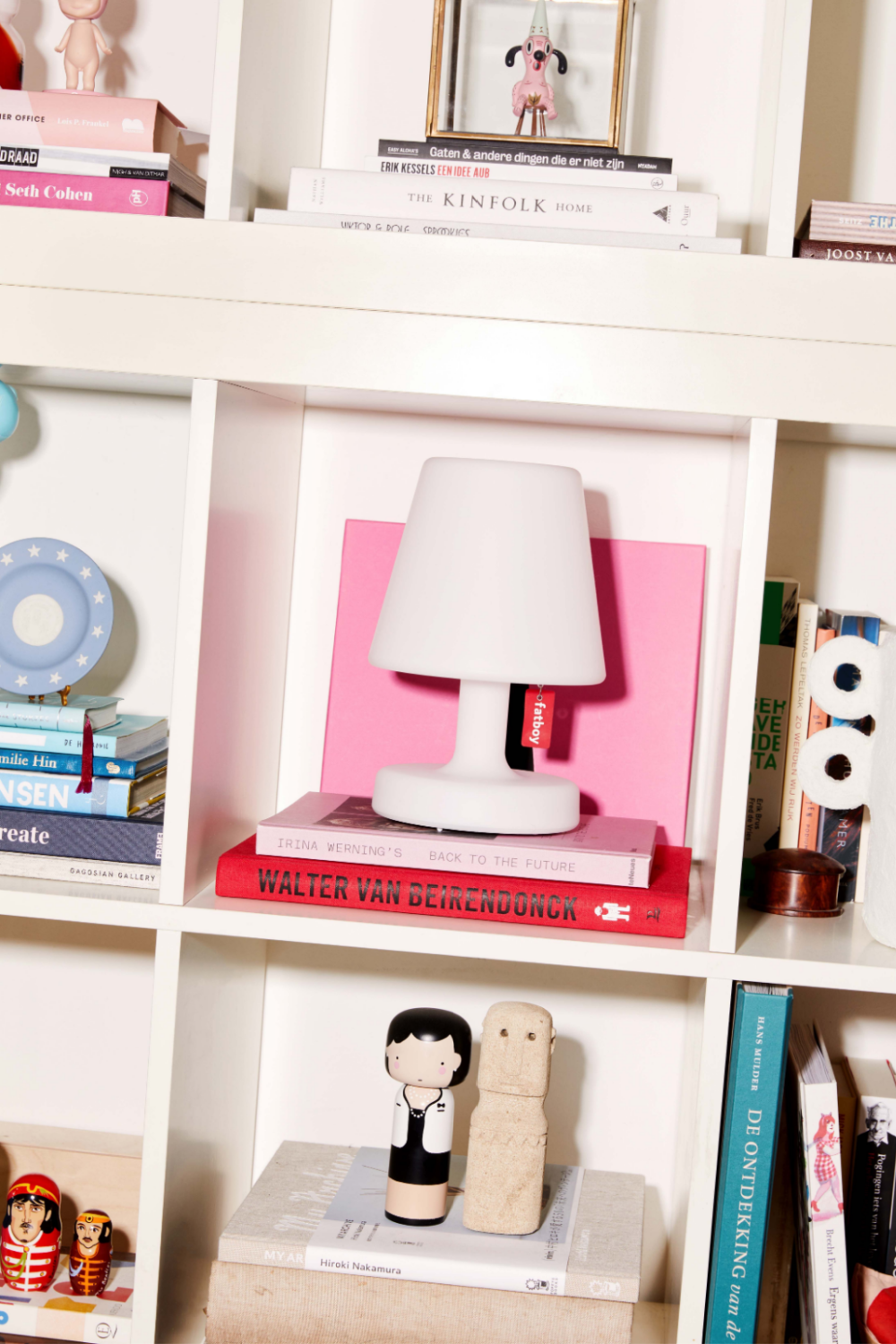 White Minimalist Table Lamp | Fatboy Edison The Petit | OROA.com
