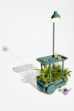 Outdoor Lighted Bar Cart | Fatboy Jolly Trolley | OROA.com