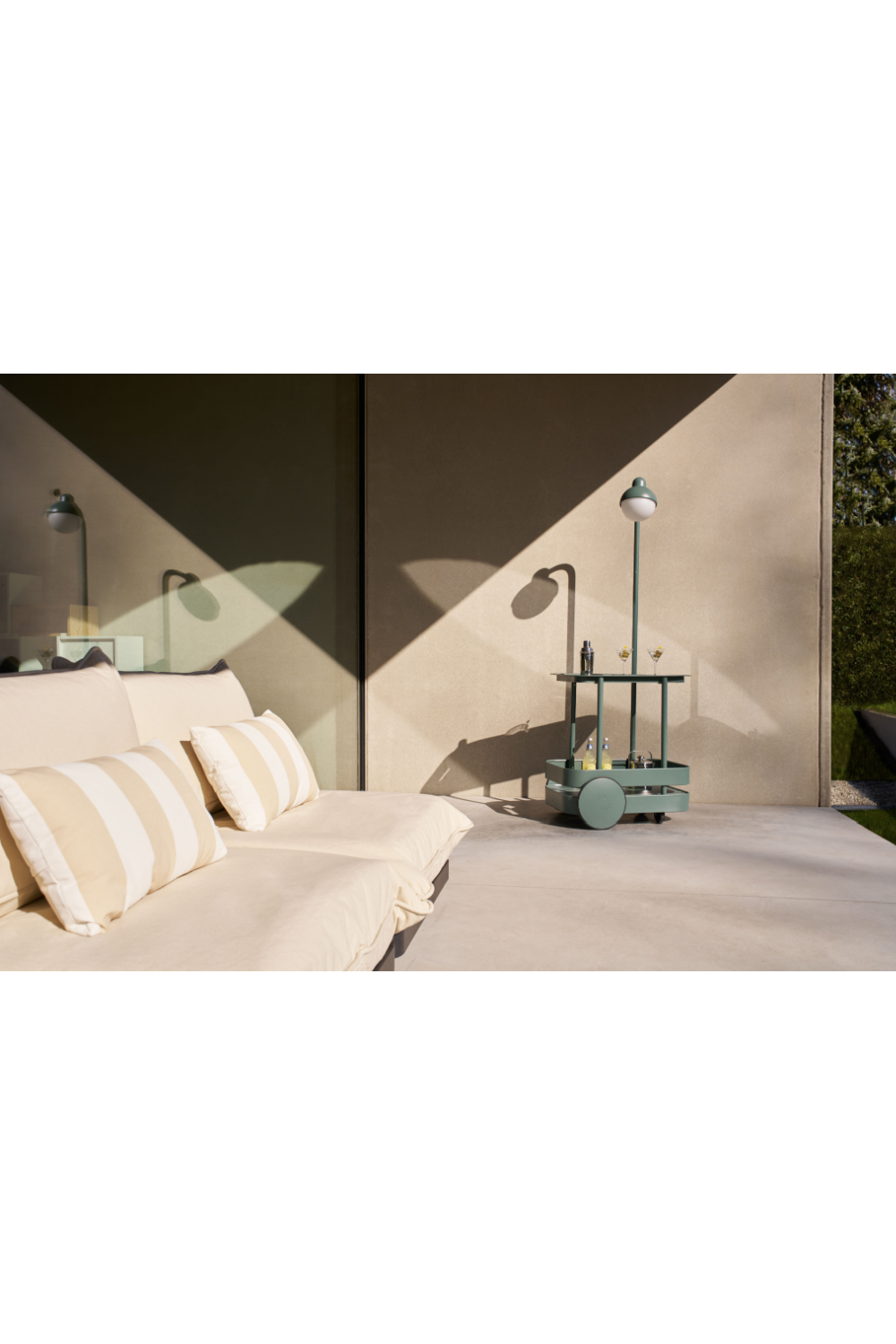 Outdoor Lighted Bar Cart | Fatboy Jolly Trolley | OROA.com