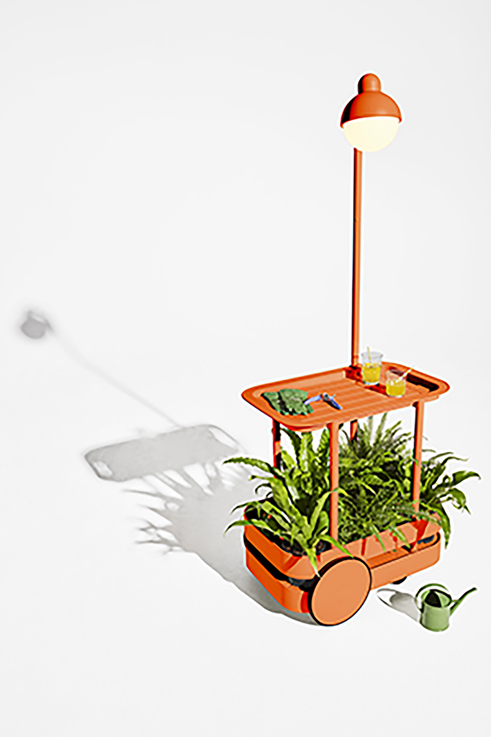 Outdoor Lighted Bar Cart | Fatboy Jolly Trolley | OROA.com