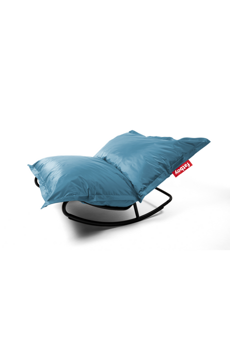 Cotton Bean Bag With Rocking Chair | Fatboy Original + Rock 'n Roll | OROA.com