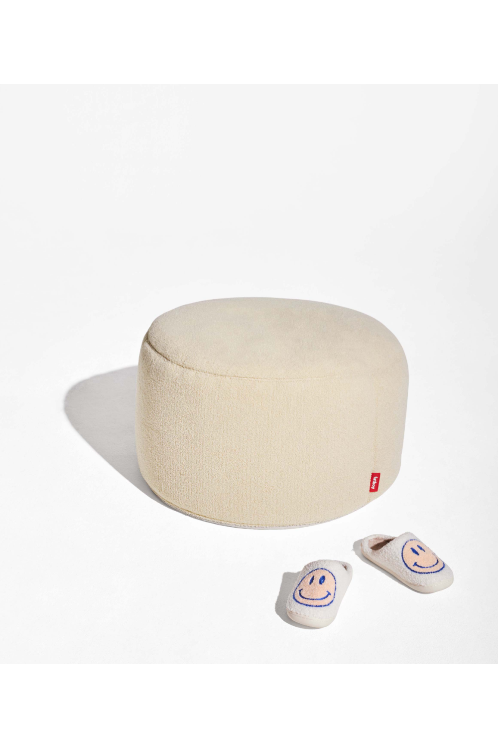 Sherpa Upholstered Pouf L | Fatboy Point | OROA.com