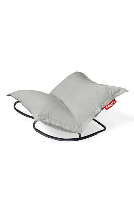 Modern Outdoor Bean Bag With Rocking Chair | Fatboy Original Slim + Rock 'n Roll | OROA.com