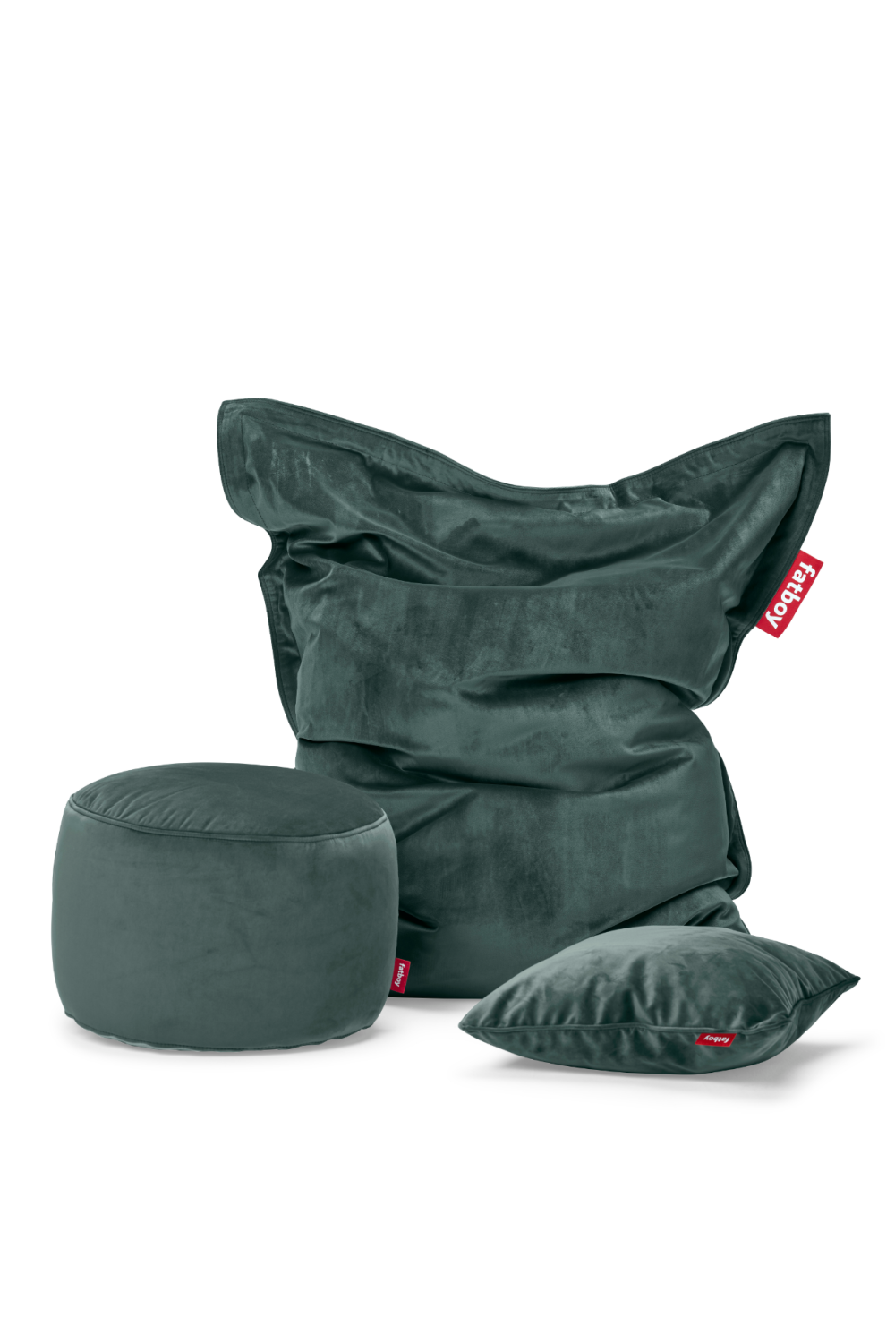 Velvet Lounge Bean Bag | Fatboy Original Slim | OROA.com