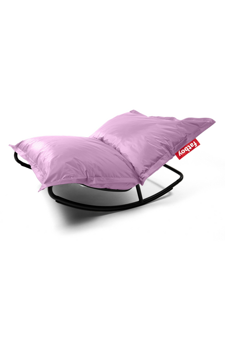 Modern Bean Bag With Rocking Chair | Fatboy Original Slim + Rock 'n Roll | OROA.com